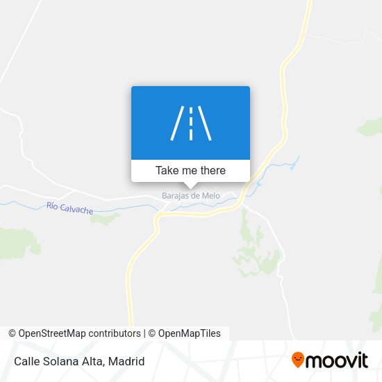 Calle Solana Alta map