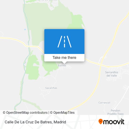 Calle De La Cruz De Batres map