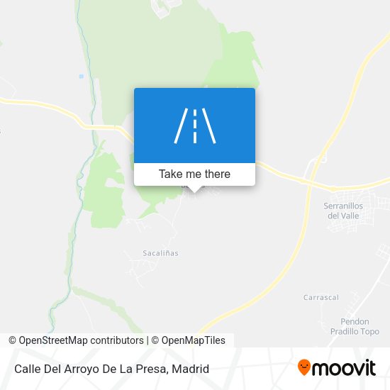 Calle Del Arroyo De La Presa map