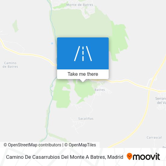 Camino De Casarrubios Del Monte A Batres map
