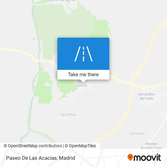 Paseo De Las Acacias map