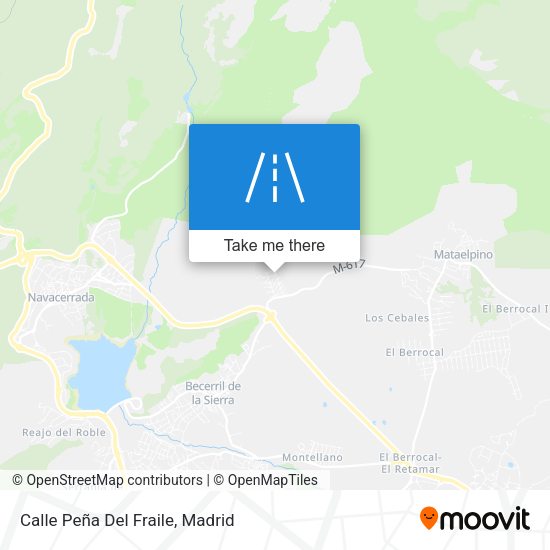 Calle Peña Del Fraile map