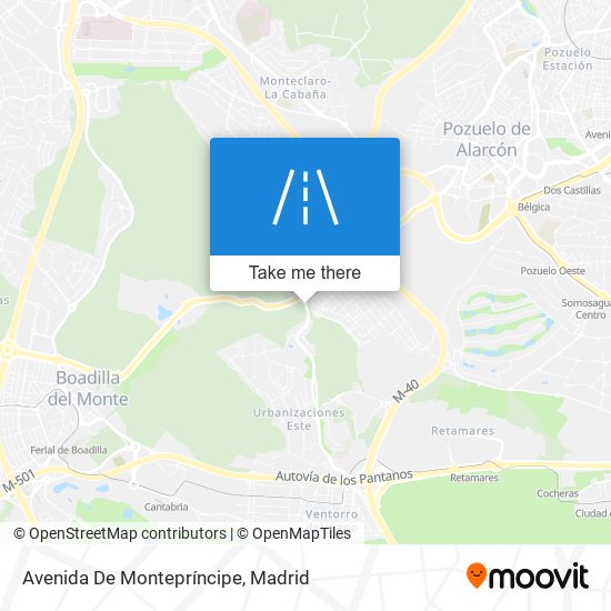 Avenida De Montepríncipe map