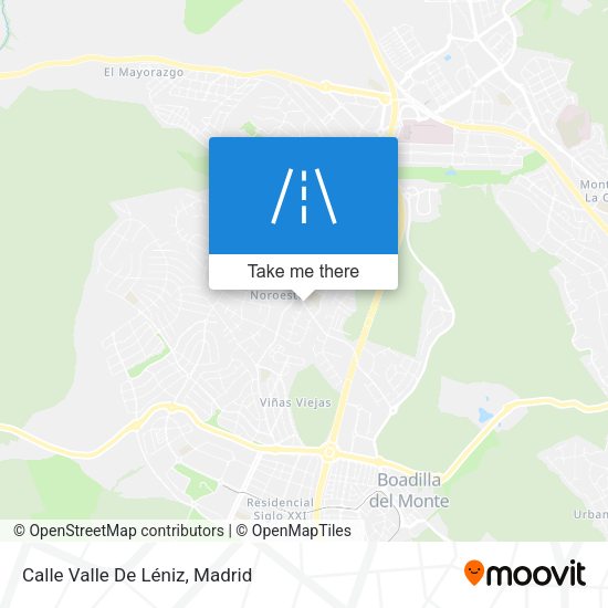 Calle Valle De Léniz map