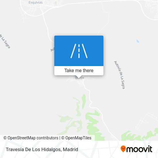Travesía De Los Hidalgos map