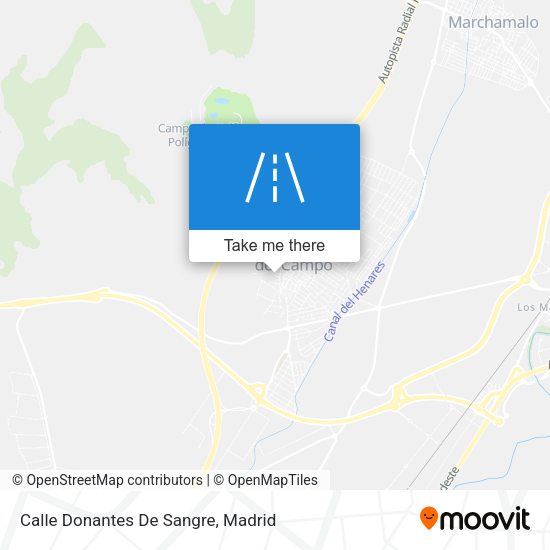 Calle Donantes De Sangre map