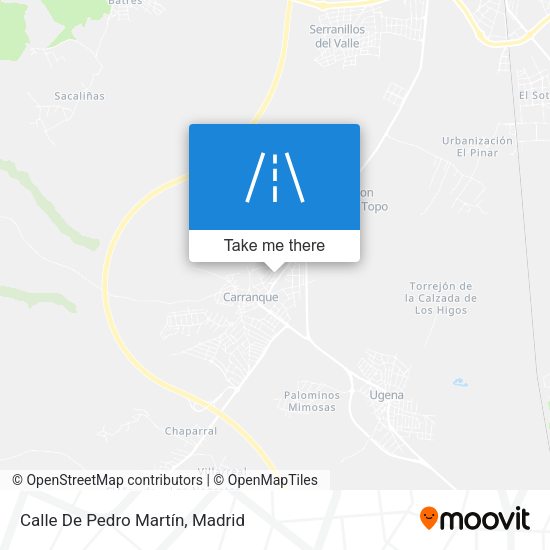 Calle De Pedro Martín map