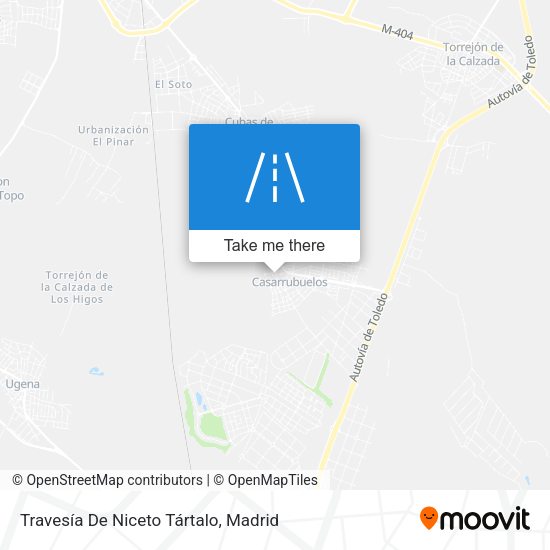 Travesía De Niceto Tártalo map