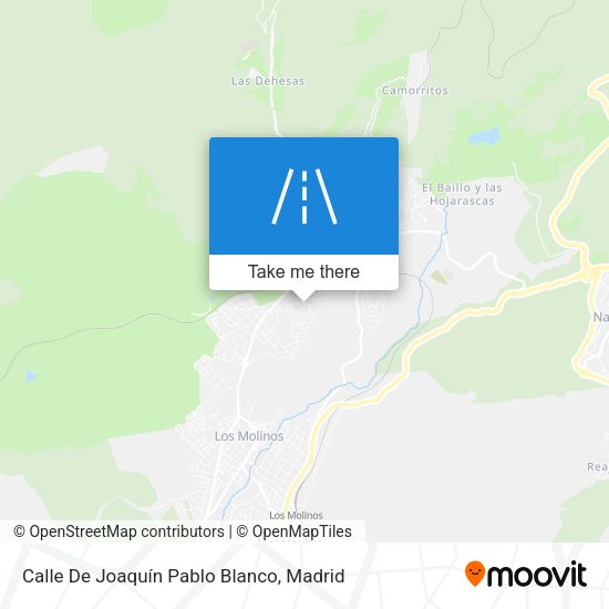 Calle De Joaquín Pablo Blanco map