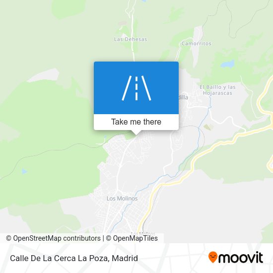 Calle De La Cerca La Poza map