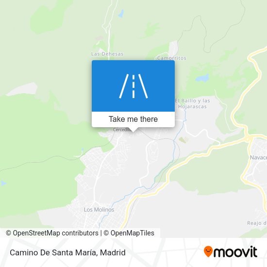 Camino De Santa María map
