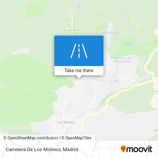 Carretera De Los Molinos map