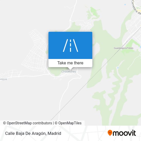Calle Baja De Aragón map