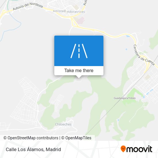 Calle Los Álamos map