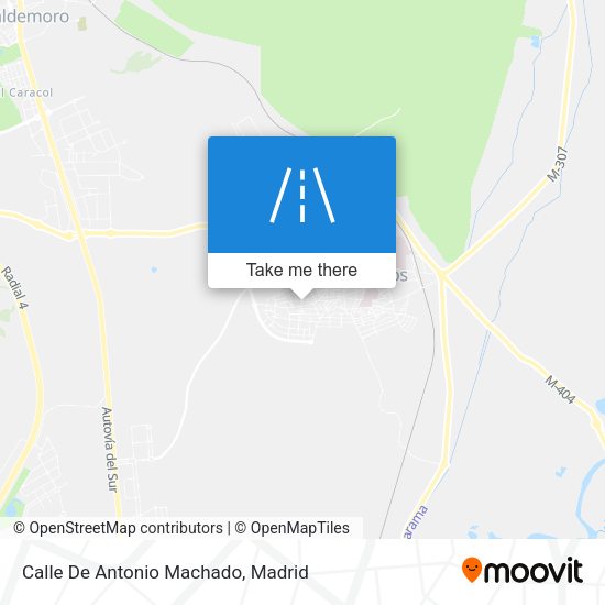 Calle De Antonio Machado map