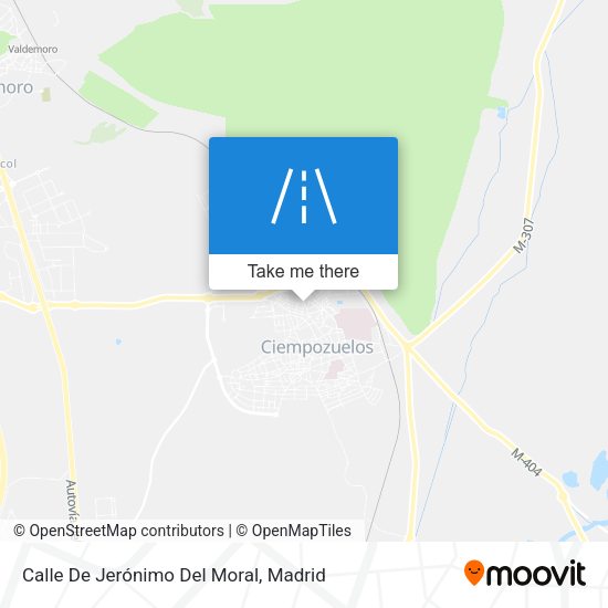 Calle De Jerónimo Del Moral map