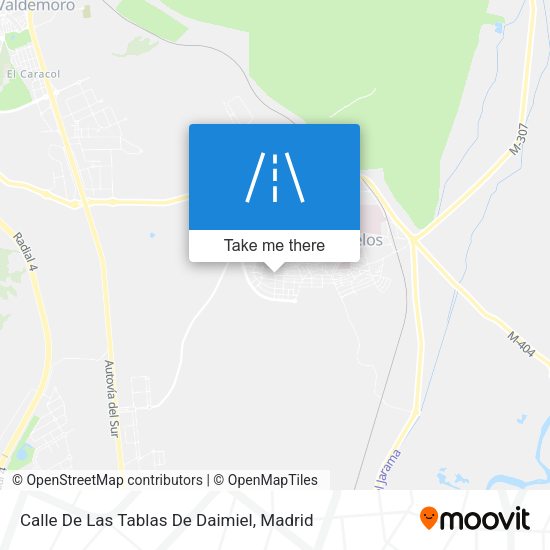 Calle De Las Tablas De Daimiel map
