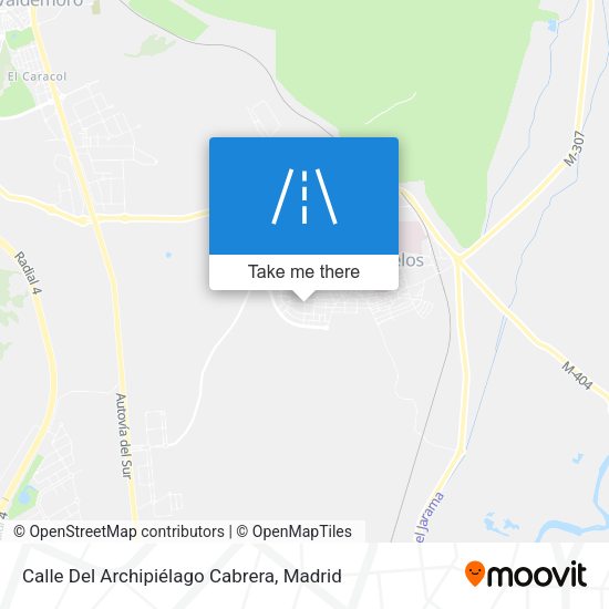 Calle Del Archipiélago Cabrera map
