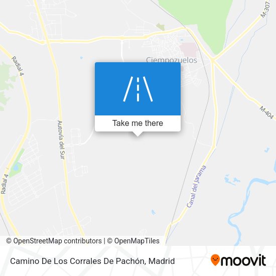 Camino De Los Corrales De Pachón map