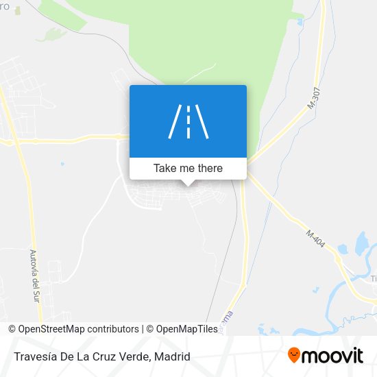 Travesía De La Cruz Verde map