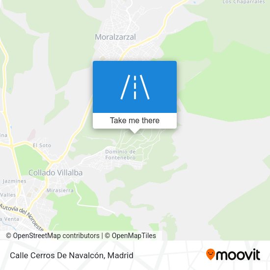 Calle Cerros De Navalcón map