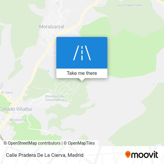 Calle Pradera De La Cierva map