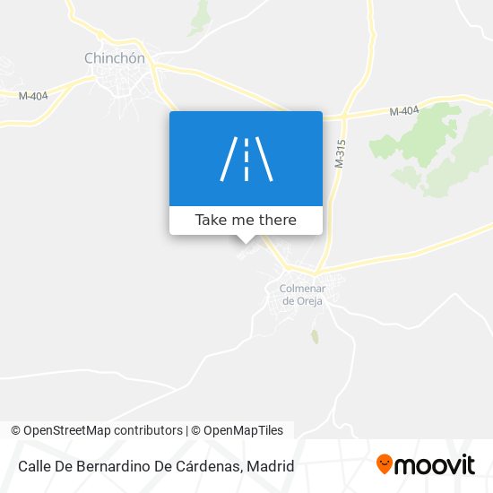 Calle De Bernardino De Cárdenas map