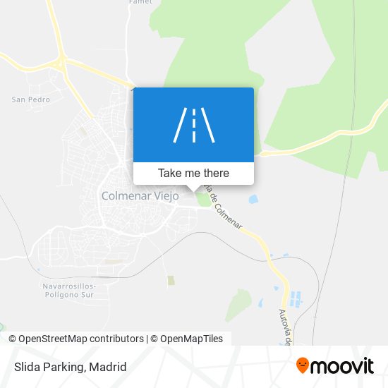 mapa Slida Parking