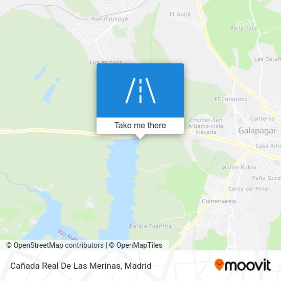 Cañada Real De Las Merinas map