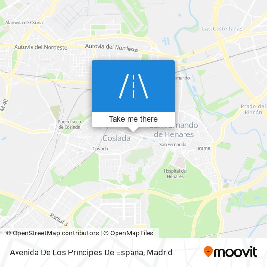 Avenida De Los Príncipes De España map