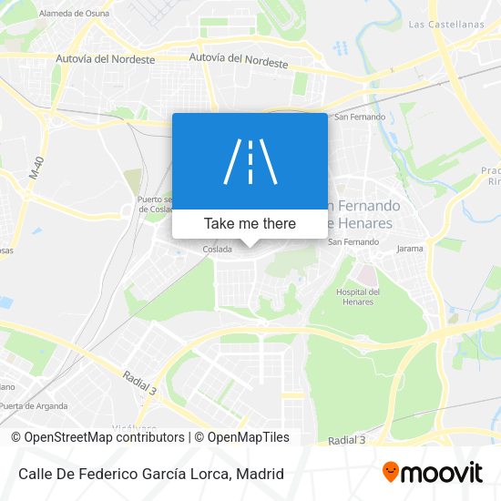 Calle De Federico García Lorca map