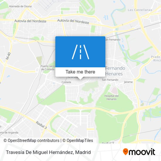 Travesía De Miguel Hernández map