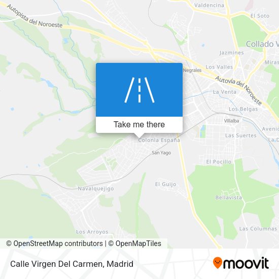 Calle Virgen Del Carmen map
