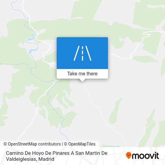 Camino De Hoyo De Pinares A San Martin De Valdeiglesias map