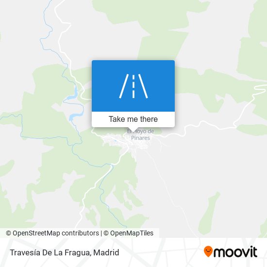 mapa Travesía De La Fragua