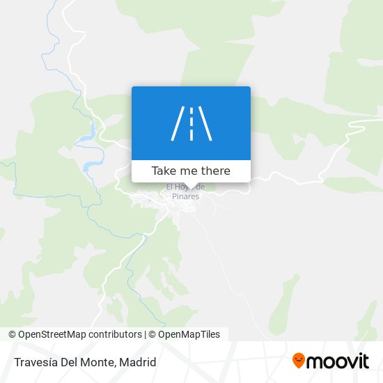 mapa Travesía Del Monte