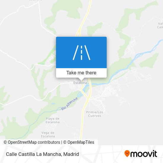 Calle Castilla La Mancha map