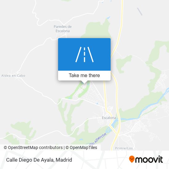 Calle Diego De Ayala map