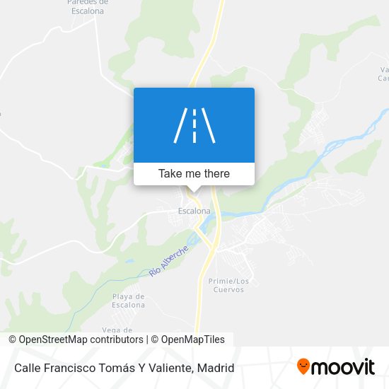 Calle Francisco Tomás Y Valiente map