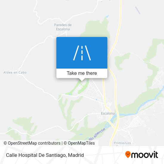 Calle Hospital De Santiago map