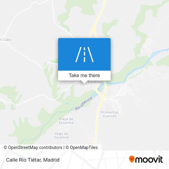 Calle Río Tiétar map