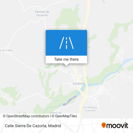 Calle Sierra De Cazorla map