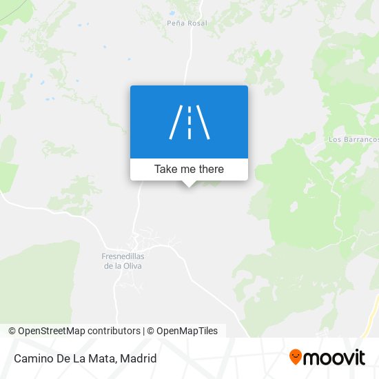 Camino De La Mata map