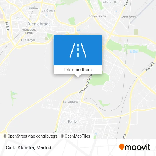 Calle Alondra map