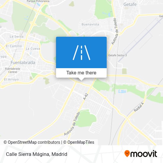 Calle Sierra Mágina map