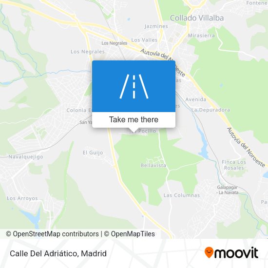 Calle Del Adriático map