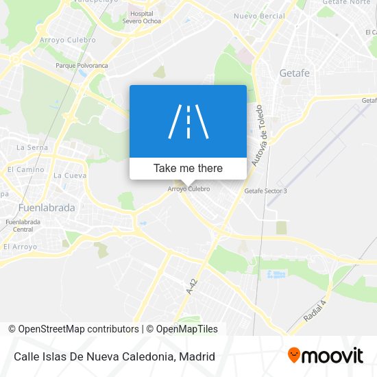 Calle Islas De Nueva Caledonia map