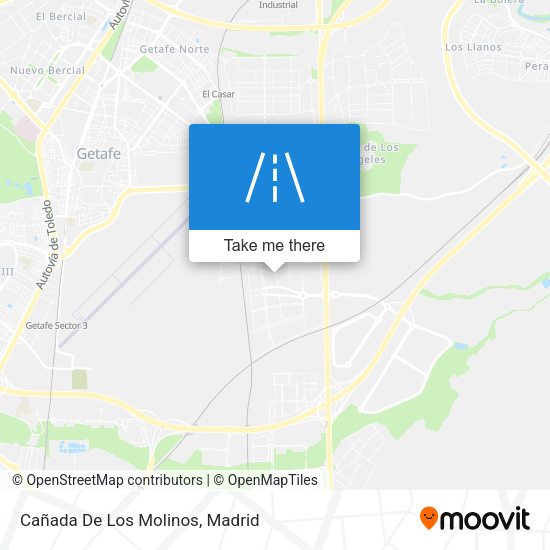 Cañada De Los Molinos map