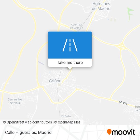 Calle Higuerales map