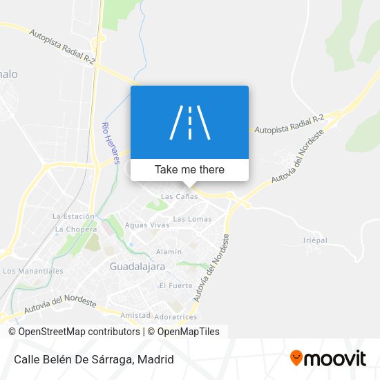 Calle Belén De Sárraga map